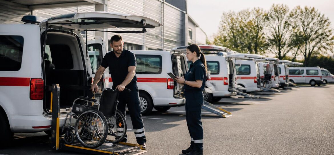 Fuhrpark im Krankentransport: Warum gute Disposition genauso wichtig ist wie das richtige Fahrzeug